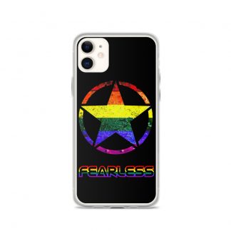 Rainbow Flag Colors Fearless and Circled Star iPhone Cases – Dragonfly ...